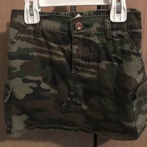 Camouflage skirt